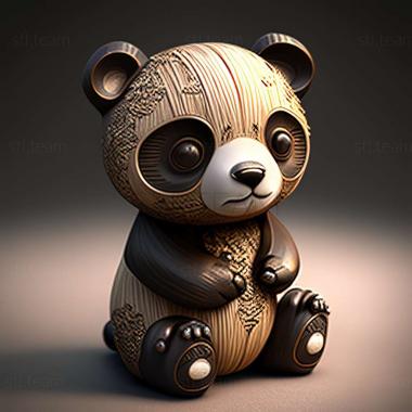 3D model Little panda (STL)